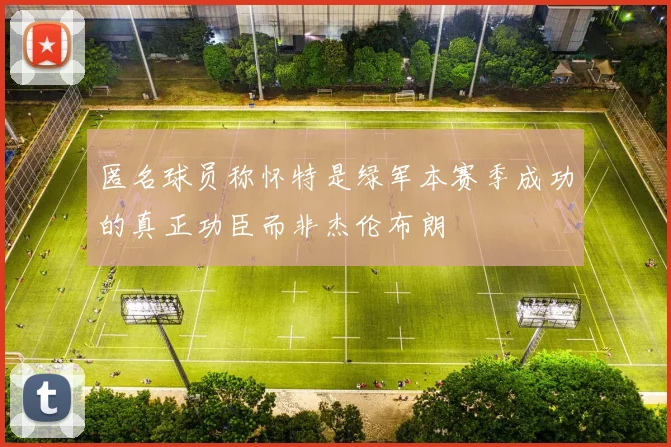 匿名球员称怀特是绿军本赛季成功的真正功臣而非杰伦布朗